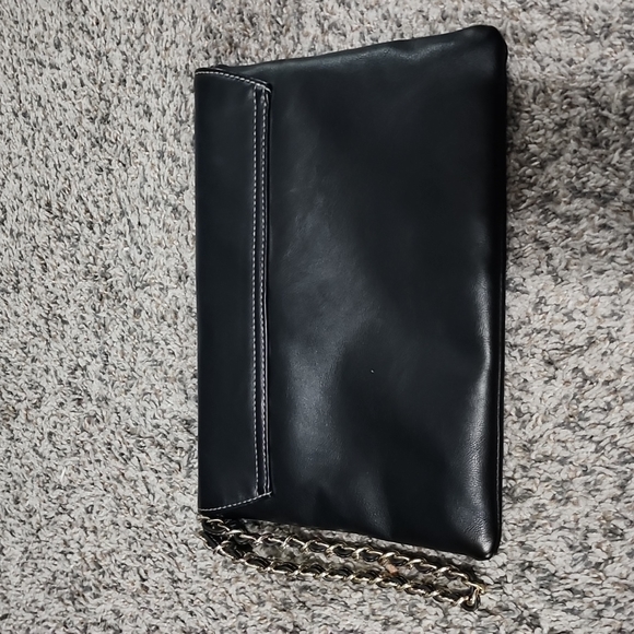 Anne klein wristlet black envelope purse like new no damage - Picture 8 of 8